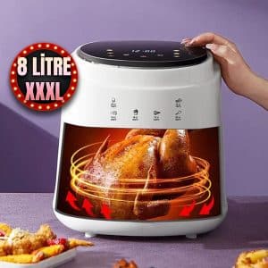 robo Kings 8 Litre Air Fryer Sıcak Hava Fritözü