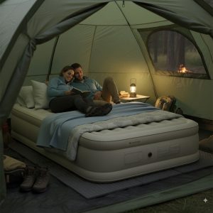 robo Kendi Kendine Şişen Otomatik Çift Kişilik Şişme Yatak