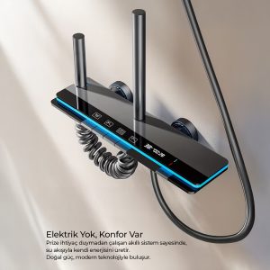 robo K12C Yeni Nesil Led Göstergeli Tuşlu Dijital Duş Sistemi