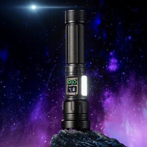 robo Şarjlı Ultra Güçlü Çok Fonksiyonlu Dijital Profesyonel El feneri